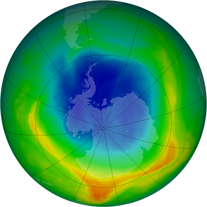 Ozone Map 1988-10-14